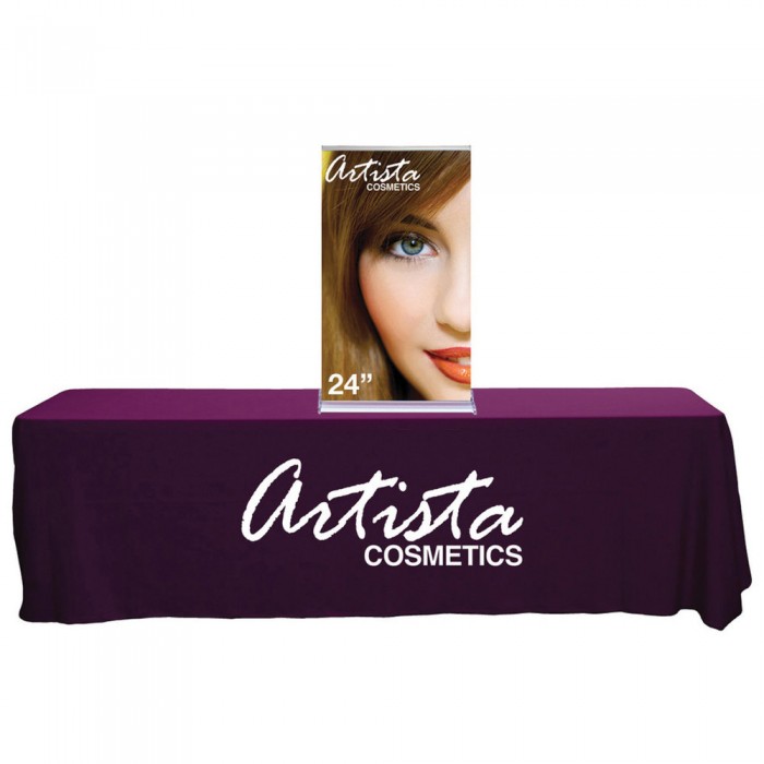 TableTop SilverStep Retractable Banner Stand